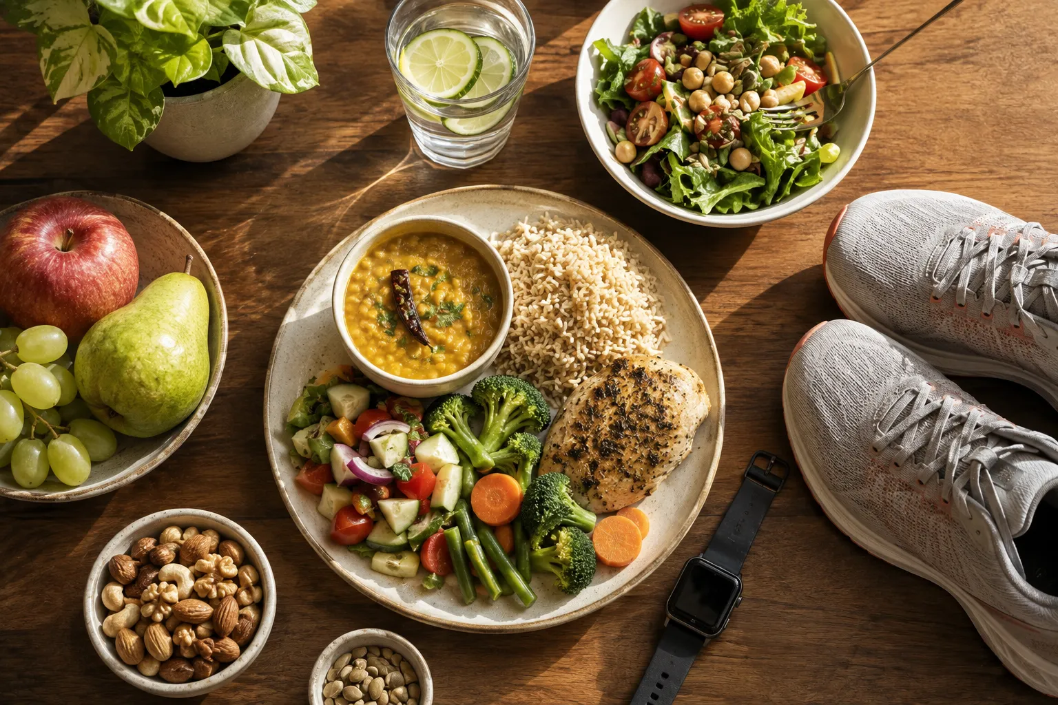 Healthy diet and active lifestyle for gallstone prevention