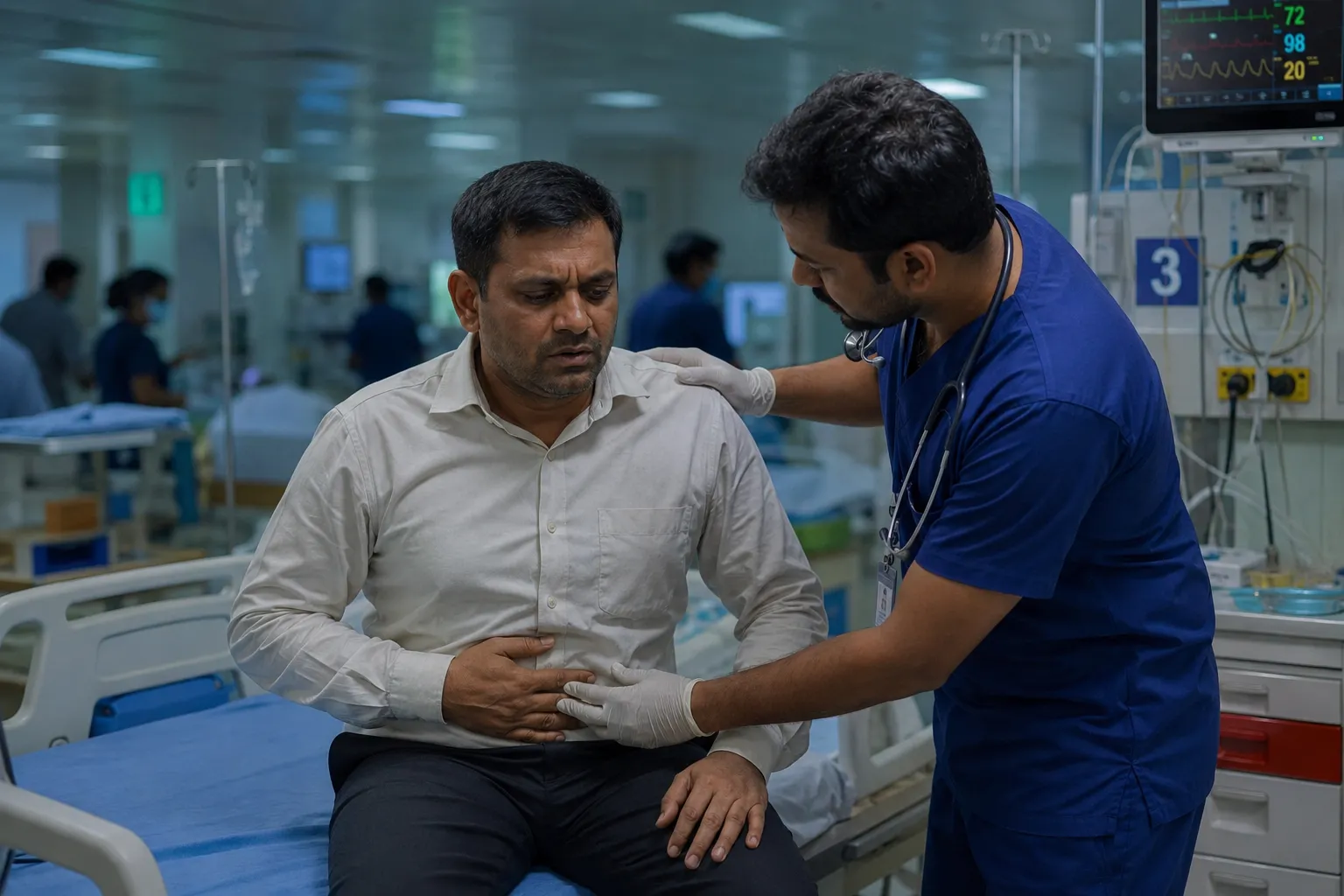 Emergency gallstone symptoms requiring urgent medical care